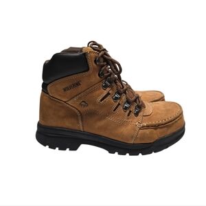 {Wolverine} Men's Potomac English Moc Steel-Toe 6" Work Boot (Style: W04349) 9.5